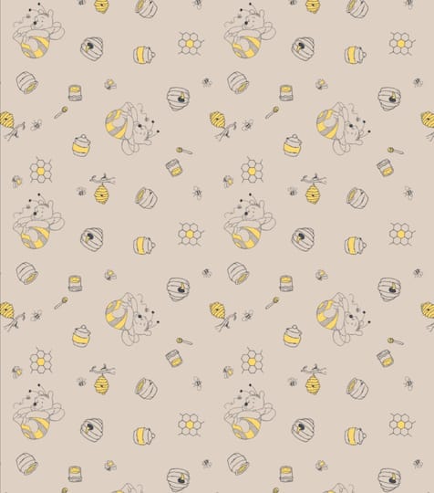 Disney® Winnie the Pooh Honeybee Toss Fleece Fabric